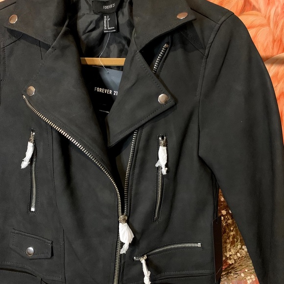 Black Pleather jacket - Picture 2 of 4